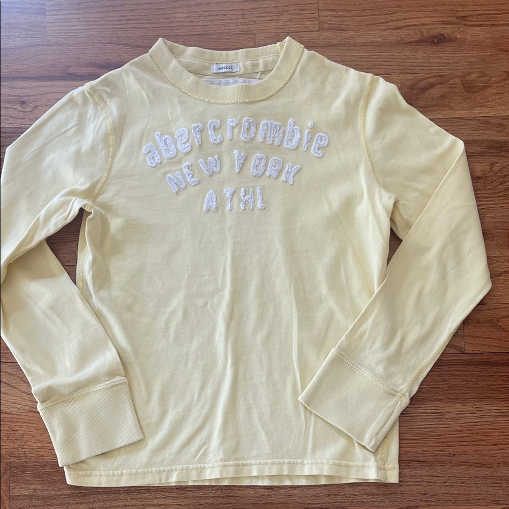 Abercrombie & Fitch Kids Light Yellow Long Sleeve Tee